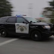 Fast California Highway Patrol Units Respond Code 3 To Traffic Collision