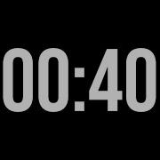 40 Second Countdown Timer Minimal