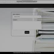 Anonymous Feedback System Student Interface