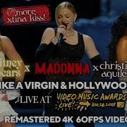 4K Madonna Christina Aguilera Britney Spears Like A Virgin Hollywood Live At 2003 MTV VMA