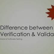 Difference Between Verification Validation Software Testing