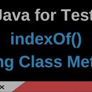 Java For Testers Part 101 IndexOf String Method