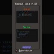Junior Vs Senior HTML