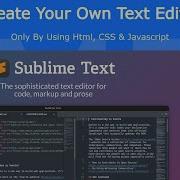 Build Your Own Text Editor Using Javascript