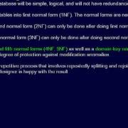 SQL 141 Database Normalizing A Database