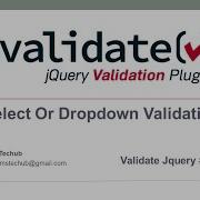 SELECT OR DROPDOWN VALIDATION USING JQUERY