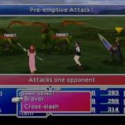 Final Fantasy 7 Limit Breaks Cloud Braver CrossSlash