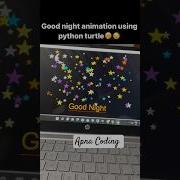Good Night Animation In Python Shorts Shortsfeed Shortvideo Trending Ytshorts