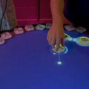 Testing Out The Reactable At Discovery Place