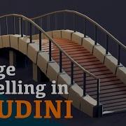 Моделирование моста в Houdini Урок для начинающих