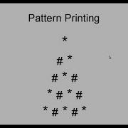 C Practical And Assignment Programs Pattern Printing 11