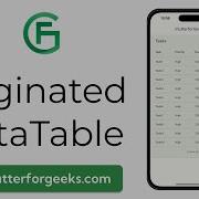 Mastering Data Presentation Flutter PaginatedDataTable Example