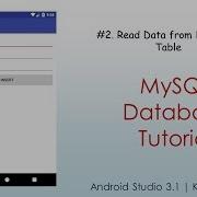 1 Insert Data Into Database Table MySQL Database Tutorial Android Studio 3 1 2018