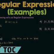 Regular Expression Examples