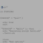 SADS Bash Select Menu