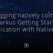 Debugging Natively Compiled Quarkus Getting Started Application With NativeJDB