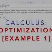 Calculus Optimization Area Of Norman Window