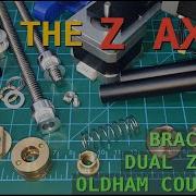 Закрепите ось Z с помощью муфт Oldham двойных винтов Z и упорных подшипников