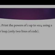 Power Of 2 Using For Loop