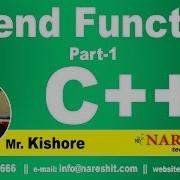 Friend Function In C Part 1 C Tutorial Mr Kishore