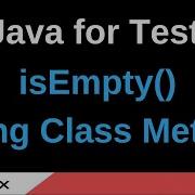 Java For Testers Part 106 IsEmpty String Method
