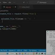 Python 3 Flask Project To Upload CSV File Data In MySQL Table Using Pandas Library In Browser