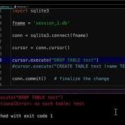 2 5 Table Changing SQL Queries From Python