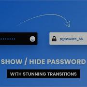 Show Hide Password With Stunning Transitions Javascript