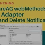 SoftwareAG WebMethods 10 11 JDBC Adapter Notification Insert Delete Notifications Demo