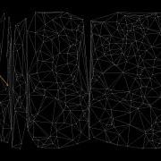 Delaunay Triangulation 500 Random Points 60fps