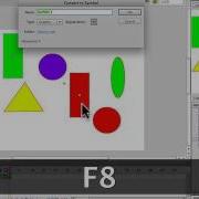 Основы Adobe Flash размещение символов внутри символа