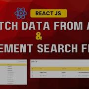 How To Fetch Data From API Add A Search Filter In React JS Material UI
