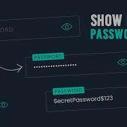 Show Hide Password With Floating Input Placeholder Text Animation Html CSS Javascript