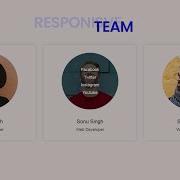 How To Create Team Section Using Html Css Responsive