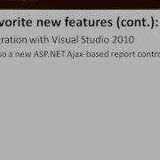 New Features In SQL Server 2008 R2 Reporting Services
