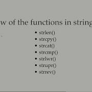 How To Use String Functions In C Programming Part 2 By Prof Shiburaj