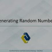 Python Generating Random Numbers