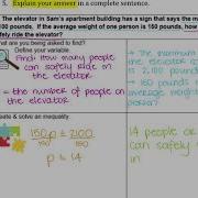Unit 2 Lesson 3 Applications Of Inequalities Notes PART 1