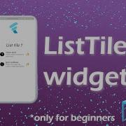 List Tile Widget Flutter List Tile Properties
