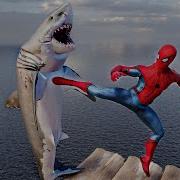 Spiderman Vs Shark Ragdoll Simulation
