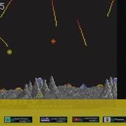 Super Asteroids Missile Command Atari Lynx Gameplay