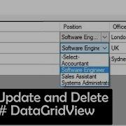Insert Update And Delete In C DataGridView