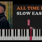 Jon Bellion Ft Stormzy All Time Low SLOW EASY PIANO TUTORIAL