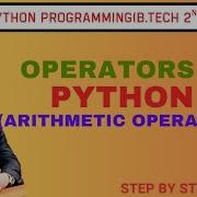 L 4 Python Operators Arithmetic Operators AKTU Python Tutorial In Hindi