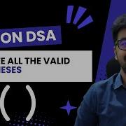 DSA In Python Generate Parentheses Recursion Backtracking Leetcode 22 Part 74 Hindi