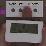 LCD Multifunctional Alarm Clock How To Set Date And Time