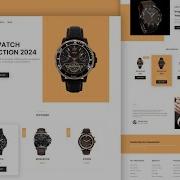 How To Build A Responsive Watch Website Using HTML CSS And JavaScript