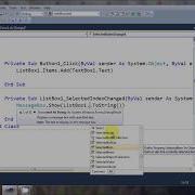 Visual Basic NET Tutorial 7 How To Use A Listbox In VB NET