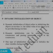 DYNAMIC INITIALIZATION OF OBJECT 24 9 2020
