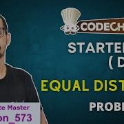 Equal Distinct EQDIS Codechef Starters 54 Div2 Problem A
